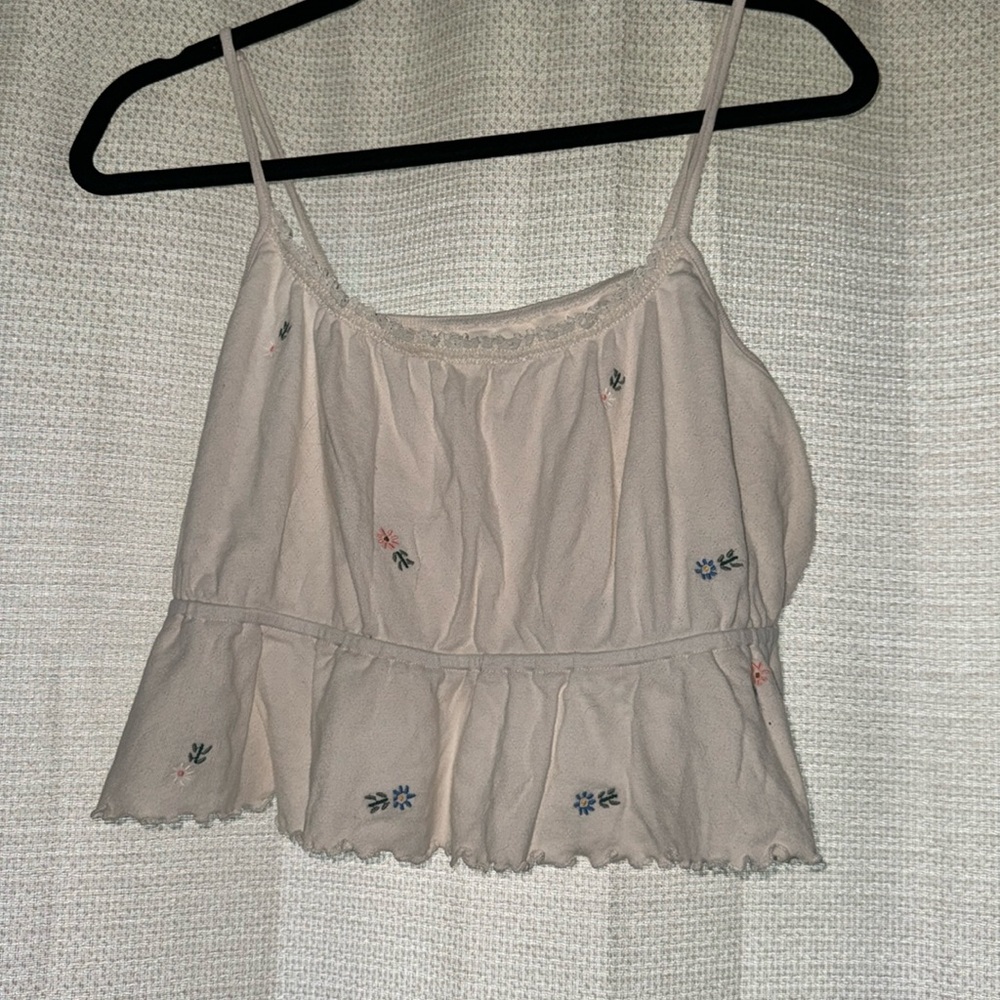 Flower Cropped Tank